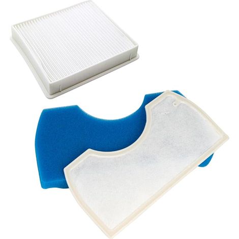 filtre à poussière HEPA H11 + 1 jeu de filtres en mousse HEPA bleus, fabriqués à partir de matériaux de haute qualité, pour Samsung SC4300 SC4760 VC-B710W (1/5)