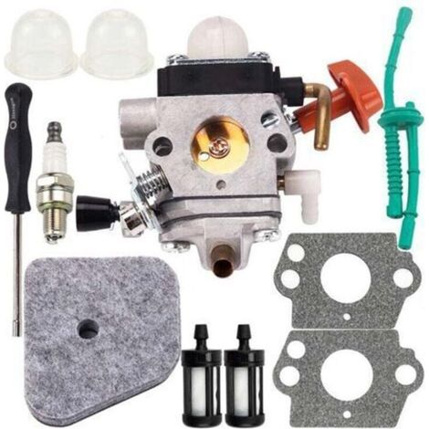 Vergaser-Reparatursatz für Stihl FS87 FS90 FS100 FS110 FS130 HL95 HL100 HT100 HT101 KM90 KM100 KM110 SP90, Teilenummer 4180-120-0610, inklusive Luftfilter und Schraubendreher H274. (1/5)
