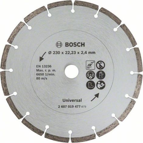 Diamanttrennscheibe für Baumaterial, Durchmesser: 230 mm (1/3)