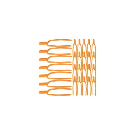 Lot de 100 Clips de Fixation en Plastique pour Plantes Grimpantes Pinces Réutilisables pour Tiges de Fraisiers et Pastèques Supports Jardinage pour Serrage et Potager Fixation (1/5)