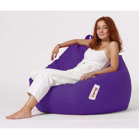 Pouf poire violet Premium XXL (1/5)
