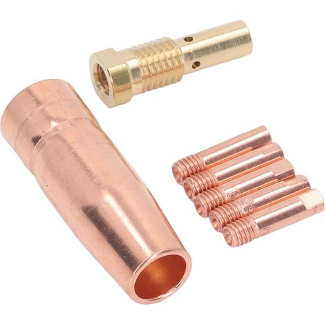 Kit d'accessoires pour pistolet de soudage MIG sans gaz à fil fourré 0,9 mm (0,035 po) avec buses en laiton pour Century FC90 80GL