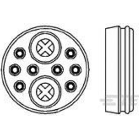 TE Connectivity 213900-1 Rundstecker Flanschbuchse Gesamtpolzahl: 10 Serie (Rundsteckverbinder): CPC