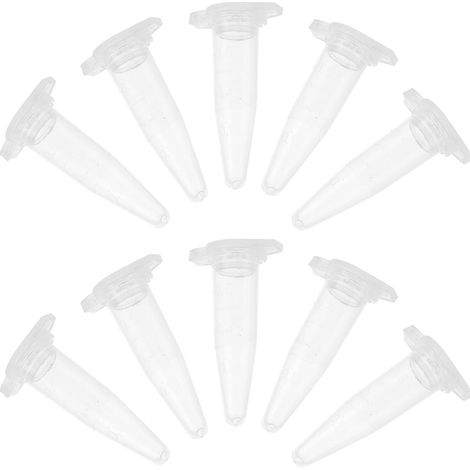 Tubes à Essai en Plastique avec Bouchon à Clipser 0,5 Ml 1000 Lot Résistant la Rupture et Anti-fuite pour de Laboratoire (1/5)