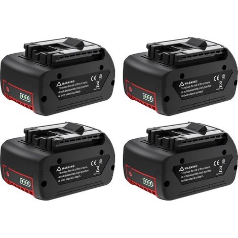 Batterie, 18V, capacité de 6000mAh, 4 batteries (1/2)