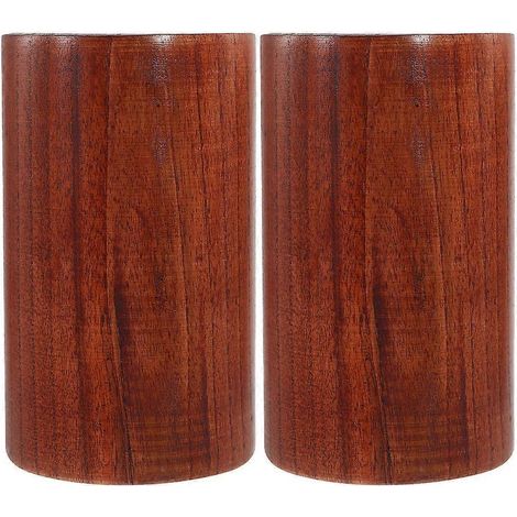 Lot de 2 porte-ustensiles de cuisine en bois, organisateur de baguettes, cuillères et récipient pour baguettes. (1/4)