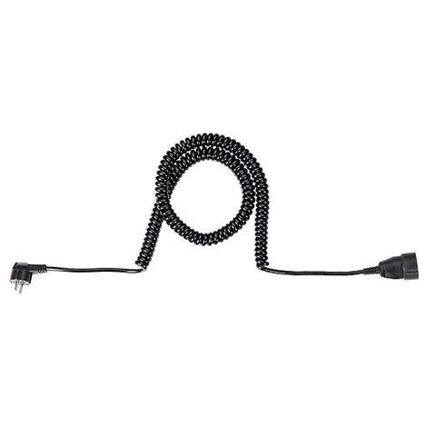 Bachmann Spiralleitung Kabel spirale 4 Meter schwarz 16A