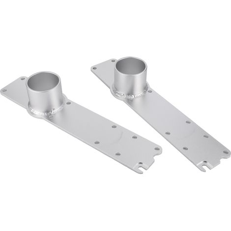 Collecteur d'admission en alliage d'aluminium avec boulons F81Z-9E434-DA compatible Ford F250 F350 F450 F550 7.3L 1996-2003, argenté (1/5)