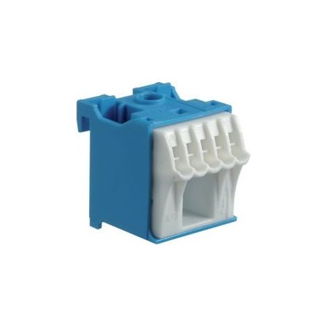Hager KN14N Bloque de unión azul blanco 63A 230V