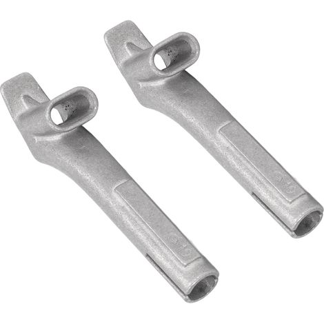 Buse de pistolet thermique 5x10mm, tête ovale 8mm, pointes de soudage à Air chaud en acier inoxydable pour matériau PP PVC 2 pièces (1/5)