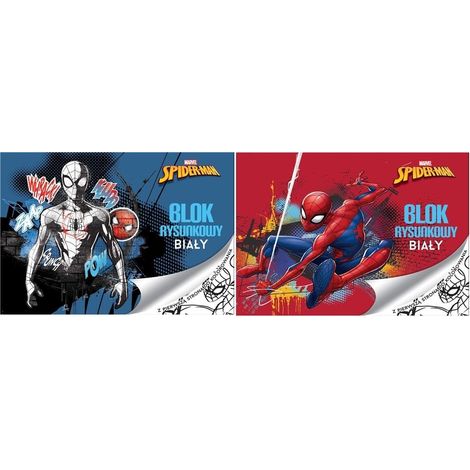 Spider-Man A4/20K weißer Zeichenblock