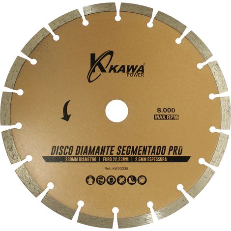 Kawapower Disque de coupe diamant segmenté PRO Ø 230 mm (1/2)