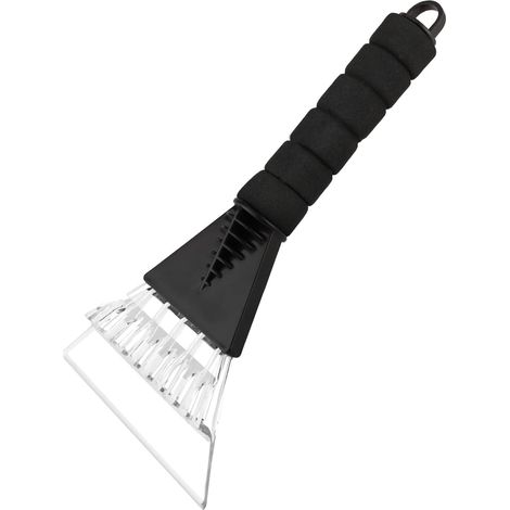 BRAVIX Grattoirs à Glace pour Pare-Brise de Voiture Grattoir à Glace pour Pare-Brise Winter Care avec Prise Souple sans Rayures Poignée en Mousse Confortable Antidérapante