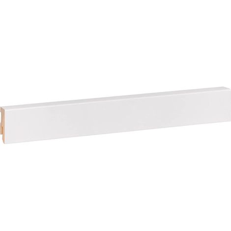 KGM Sockelleiste Modern RAL 9016 feuchtebeständig 16x40mm 2,4m