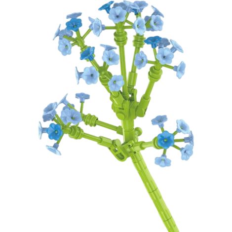 Bouquet de plantes - Ensemble de fleurs artificielles - Décoration de bureau ou d'intérieur - Cadeaux pour filles, garçons et adolescents de 8 ans et plus - Collection de plantes (1/5)