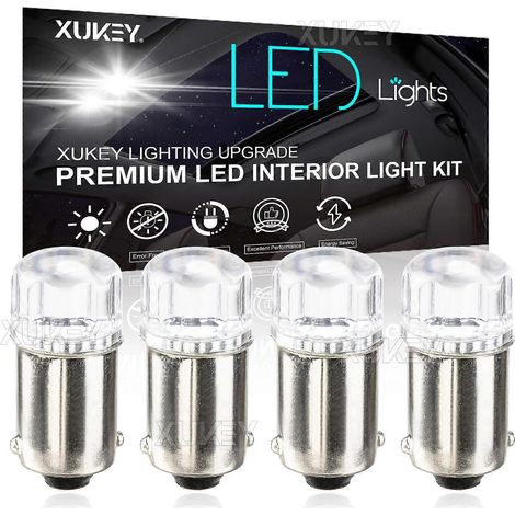 Ampoule LED SMD 4 Ba9s T 4W pour voiture, éclairage d'ambiance intérieur H10W (1/5)
