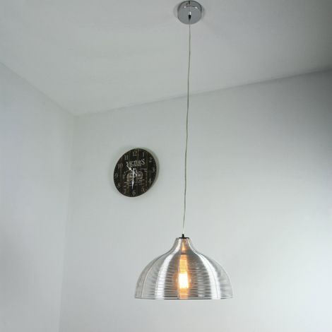Höhenverstellbare Hängelampe Modern in Silber (1/5)