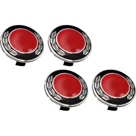 4 cache-moyeux de roue de voiture de 75 mm avec logo, compatibles avec Mercedes-Benz (1/5)