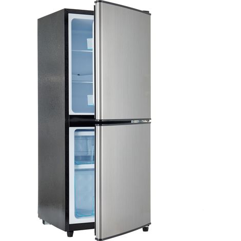 Tanant – Réfrigérateur 106L avec congélateur 46L – 7 réglages de température – Éclairage LED – Étagères réglables – 45dB – Économie d'énergie