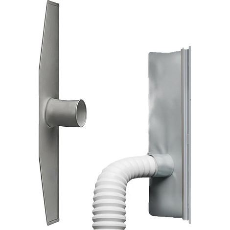 Kit portátil de sellado para ventanas - Resistente al calor - Ventilación para aire acondicionado portátil - Para instaladores, aficionados al bricolaje e ingenieros de ventilación (1/5)