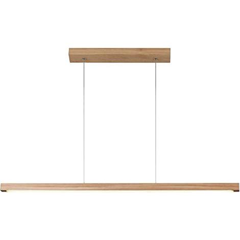 Suspension en Chêne Huilé Design Contemporain avec Variateur Tactile SMAL 1 LED (1/3)