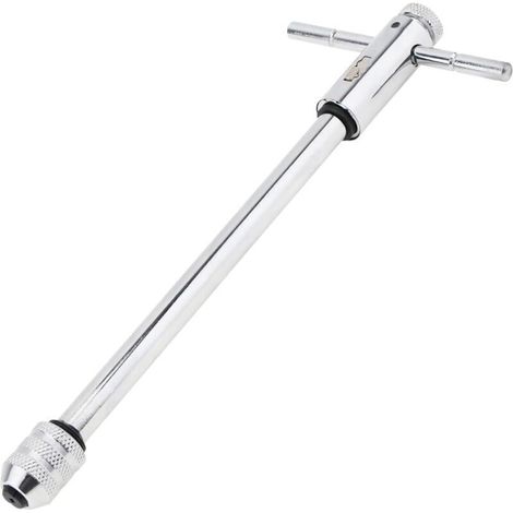 Clé à cliquet réglable avec poignée en T, pour tarauds métriques M5-M12, clé à cliquet avec filetage M3-M8