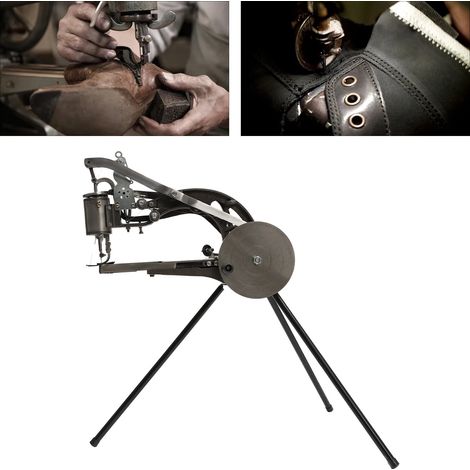 Máquina de coser a mano, máquina de reparación de zapatos, reparación de zapatos de mano pesada, máquina de coser con agujas, máquina de coser de cuero, para lona, algodón, lino, bolsos, paños