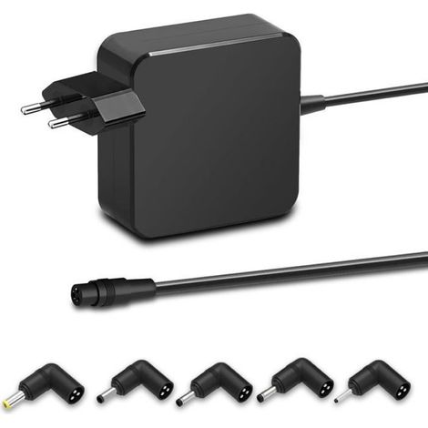 1 Chargeur universel, 65W, 45W, 33W, 5 connecteurs, pour Asus VivoBook, ZenBook, Lenovo IdeaPad (1/5)