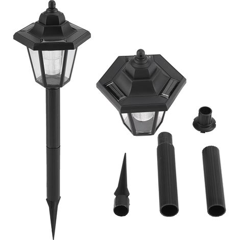 Solarbetriebene LED-Gartenleuchte für den Außenbereich, Landschaftsbeleuchtung für Einfahrten, kabellose Sicherheitsleuchte, wasserdichte Rasenleuchte, Wegdekoration. (1/5)