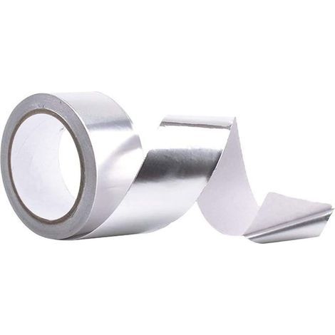 Ruban Adhésif Scellant Imperméable et Résistant à la Chaleur en Aluminium 50mm x 10M (1/5)