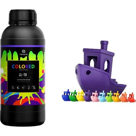 Resina 3D resistente, colori vivaci, alte prestazioni, viola mistico - 1000 g (1/2)