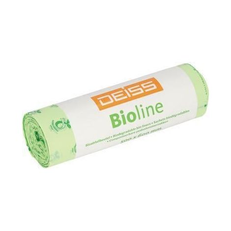 DEISS  bolsas  de  basura  06066  compostables  30l  500x600mm  20  uds./paq. (1/2)