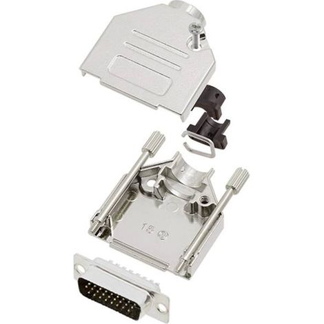 encitech DTCK15-HDP26-K 6355-0062-02 KIT connettori maschio SUB-D 180 ° Numero Poli (num): 26 Punte a saldare 1 KIT