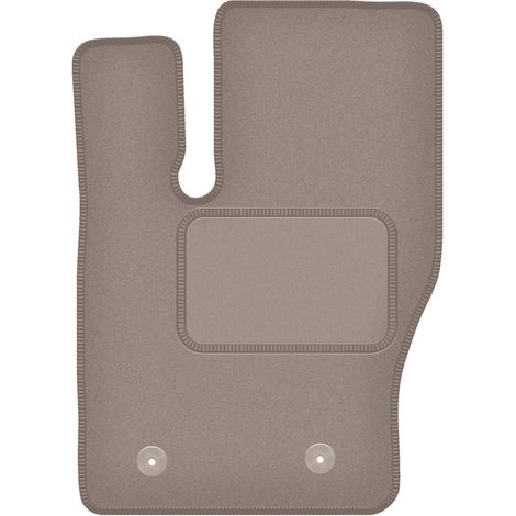 Alfombrilla de terciopelo para el conductor del Range Rover Sport II SUV (2013-) color beige.