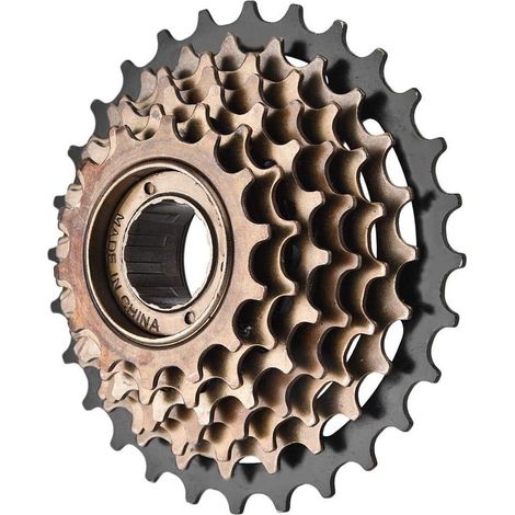 Cassette de vélo, pignon de volant d'inertie de vélo 7 vitesses pour promettre une rotation en douceur, noir (1/5)
