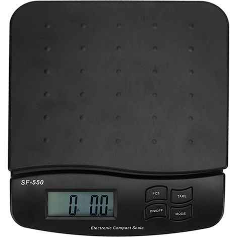 Küchenwaage von 8 g bis 30 kg, Einheitenumrechnung, übersichtliches Display, hohe Präzision, platzsparend, Lebensmittelwaage für Küche und Unterricht (1/5)