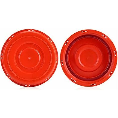 Tank Lid, Tank Lid Cap for Liquid Water Tank Red Plastic (1/4)