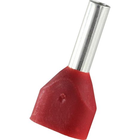 Embout de câblage RS PRO, 2 x 1.5mm², Rouge, longueur 8mm