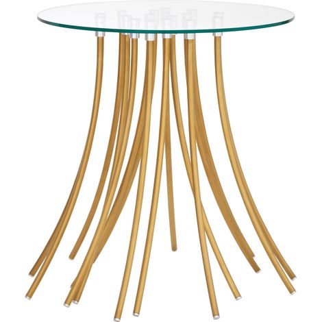 Interiors by Premier Functional Design Side Table, Unique Metal Legs Of Our Side Table By Couch, Versatile Usage Corner Table (1/2)
