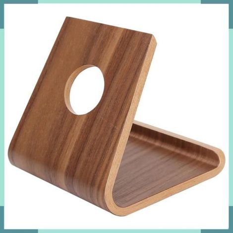 Support de bureau Support de Téléphone en Bois, Support de Téléphone pour Bureau, Décoration de Bureau arts parure (1/5)