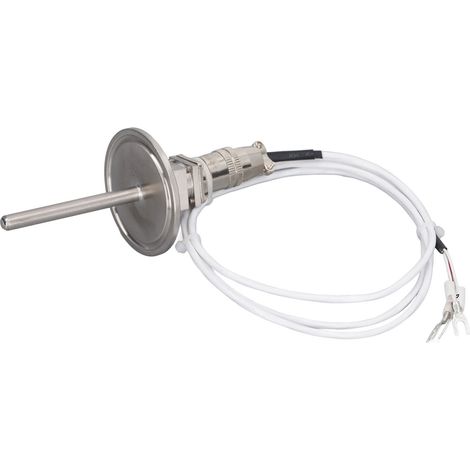 Thermoelement Typ K, -50 °C bis 500 °C, Temperaturfühler Ø 6 mm, Länge 60 mm, Kabellänge 1 m, industrieller Temperatursensor (1/5)