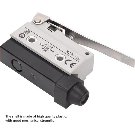 XZ7-120 SPDT Micro Interrupteur Fin De Course À Levier Articulé 10A 250V CA IP65 Étanche (1/5)