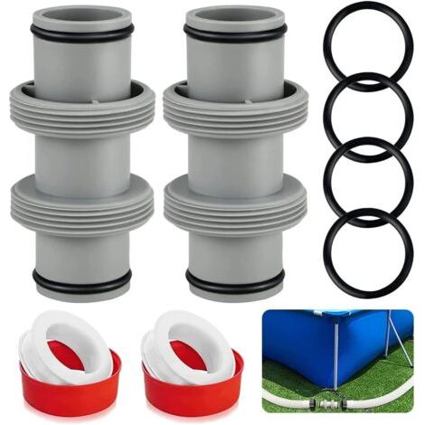Adaptateur de Tuyau de Piscine Intex - Connecteur de Tuyau Ø 38 mm (1/5)