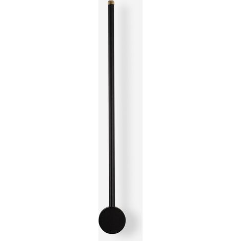 Moderne LED-Wandleuchte aus Metall, Schwert-Design - Schwarz