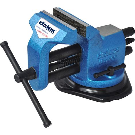 Morsa a doppia guida DOLEX con base girevole - larghezza 90 mm - 104T
