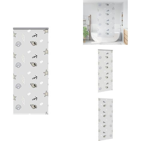 Store enrouleur de douche avec cassette largeur du tissu 96 cm - Store Enrouleur De Douche - Stores Enrouleurs De Douche - Store De Douche - Rideau De Douche Enroulable (1/5)