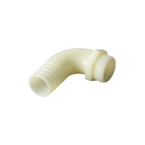 Raccordo portagomma gomito 90° 1-1/2" x 38 mm