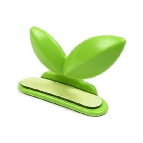 Couvre-toilette créatif en forme de feuille verte – (1/5)