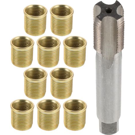 Kit de Réparation de Filetage pour Bougies Allumage Taraud Outils pour Retaraudage de Moteurs (1/5)