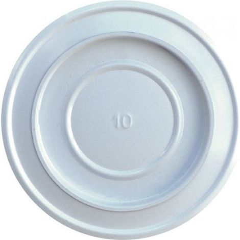 ROSONE BIANCO PER STUFA DIAMETRO 16 CM